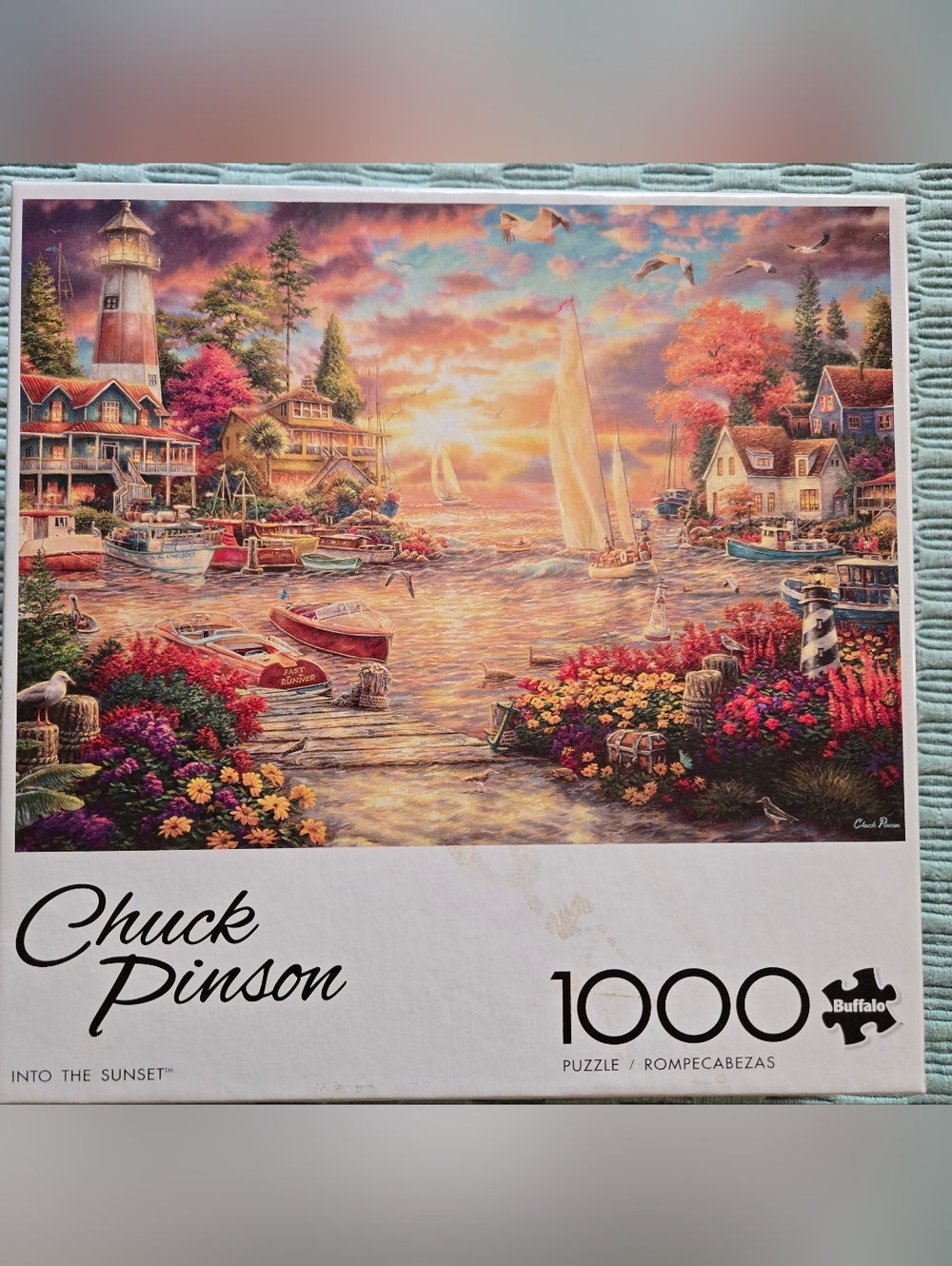 Buffalo Chuck Pinson Into The Sunset 1000 Piece Puzzle